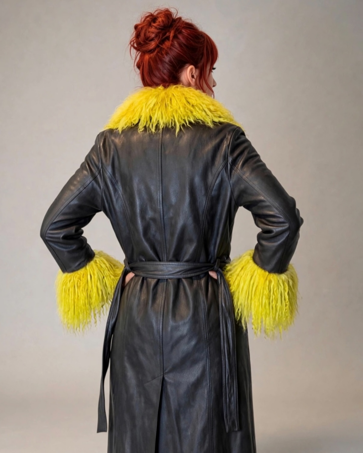 Lydia Leather Coat